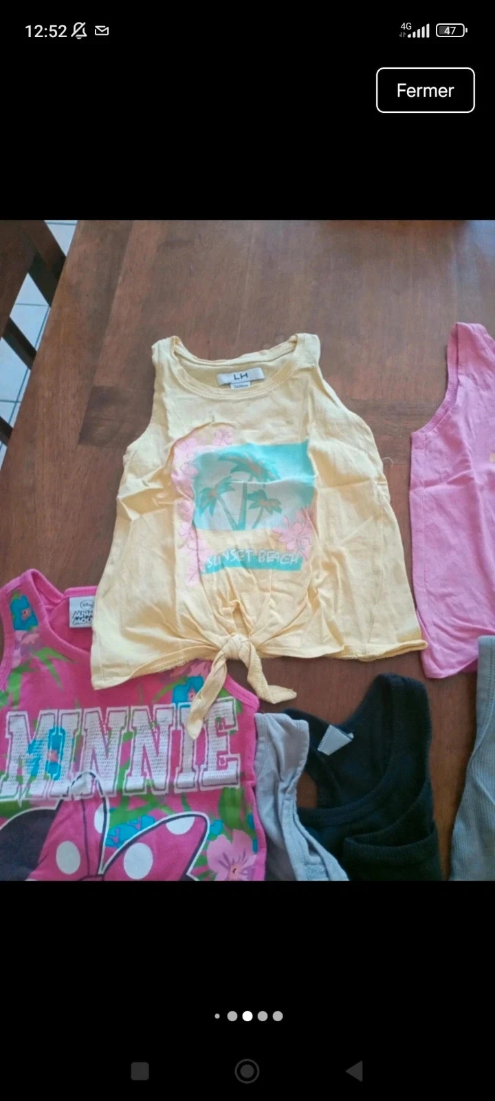Lot van 7 tanktops meisje 3 jaar – photo 6